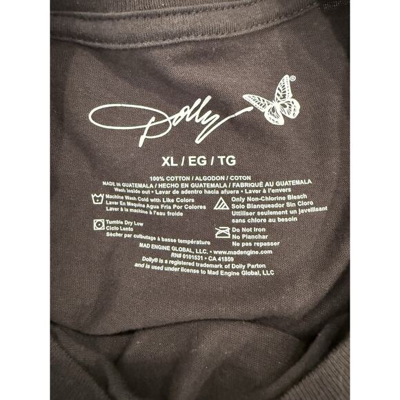 DOLLY PARTON Country Music Nashville Black T shirt Men Women Size XL Western - Picture 4 of 7